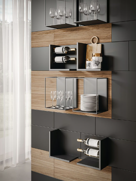 CART & SWING - Metal wall shelf by Ronda Design - view 3